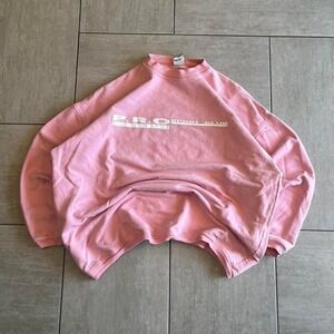 Pro Spirit Sport Club Pink Cotton Graphic Sweatshirt L XL